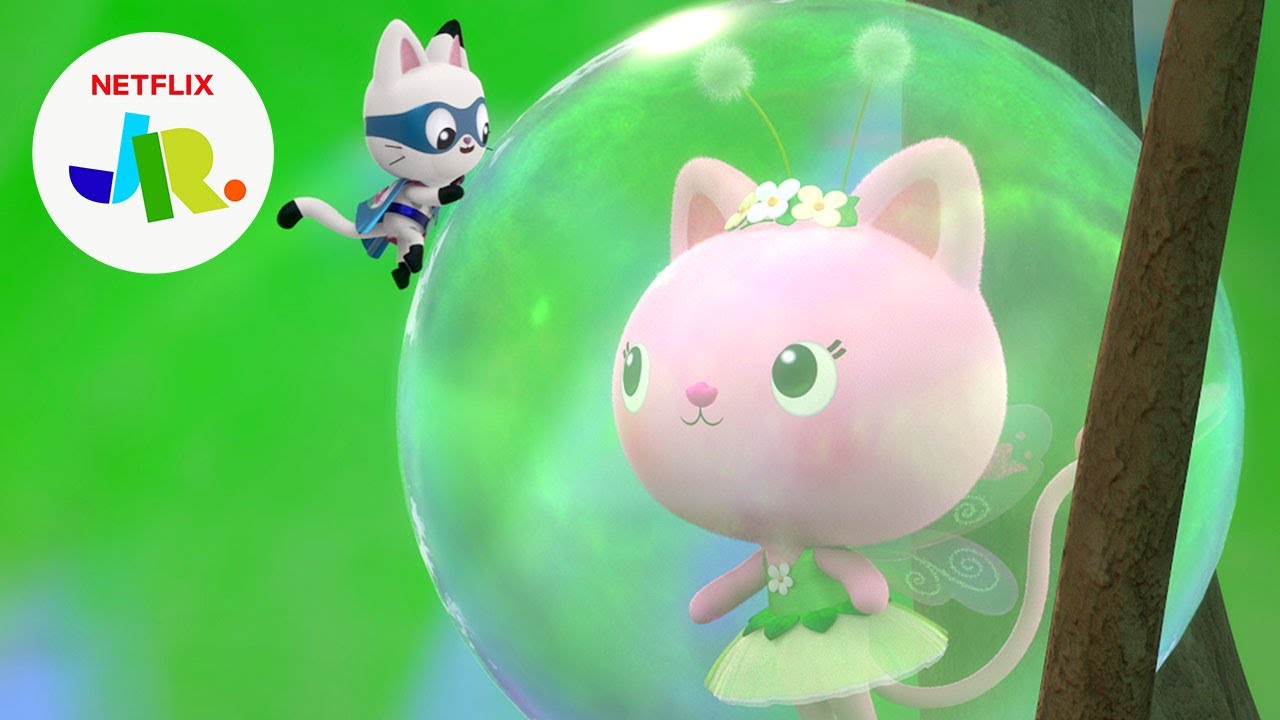 Dollhouse Defenders Save Kitty Fairy 🦸‍♀️ Gabby’s Dollhouse | Netflix Jr