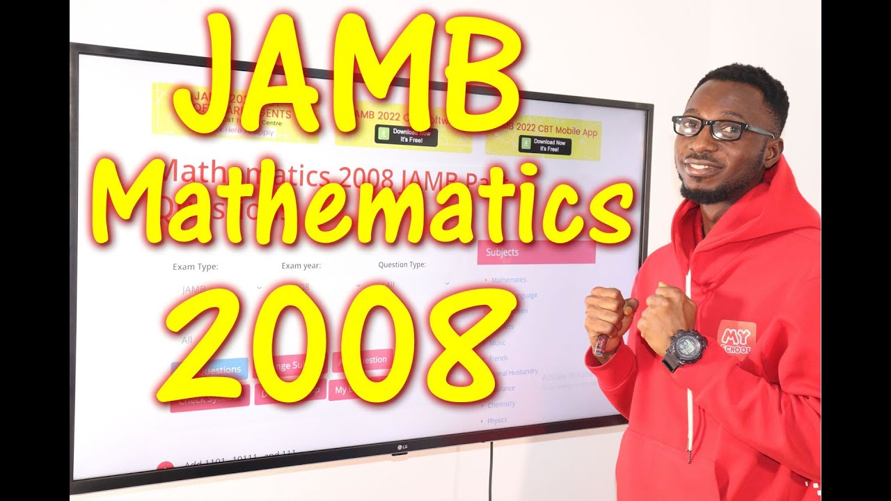 2008 JAMB Mathematics Past Questions