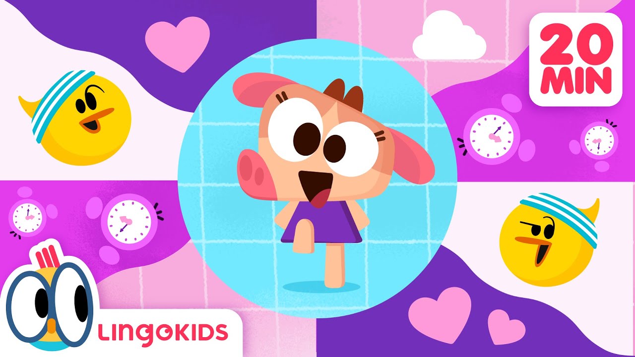 Let's Exercise with These DANCE SONGS FOR KIDS 🎵🎉| Lingokids