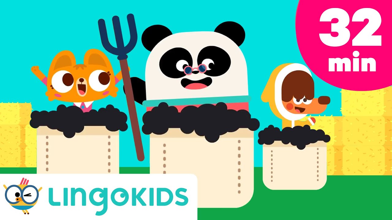 Baa Baa Black Sheep + More Farm Animal Songs for Kids ππΆ | Lingokids