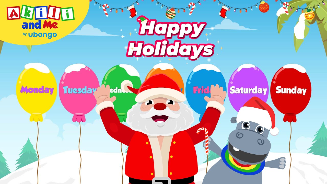 Back to School! Days of the week! | Akili and Me Holiday Special | African Educational Cartoons