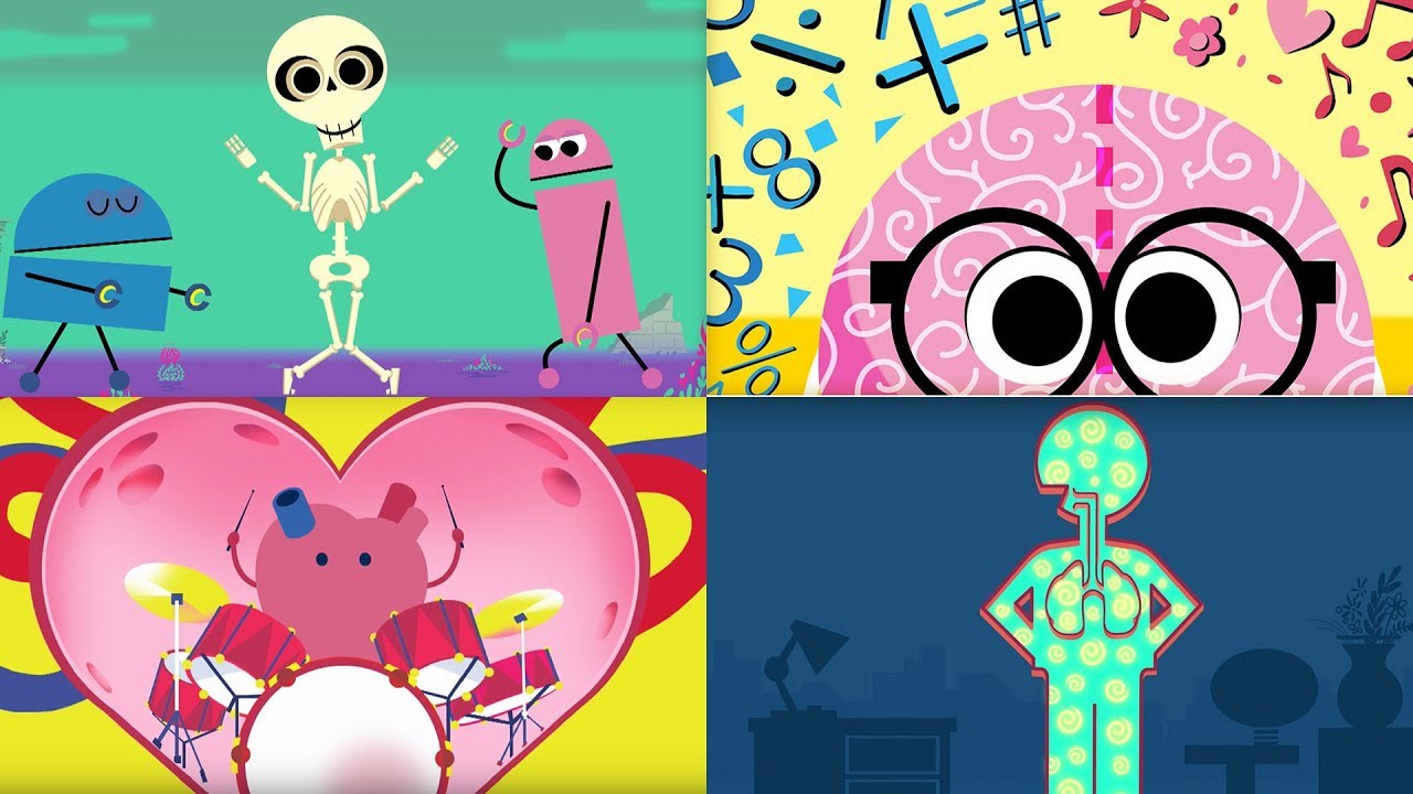 StoryBots | Songs to Learn About The Human Body | Bones, Brain, Heart, Lungs & Stomach | Netflix Jr