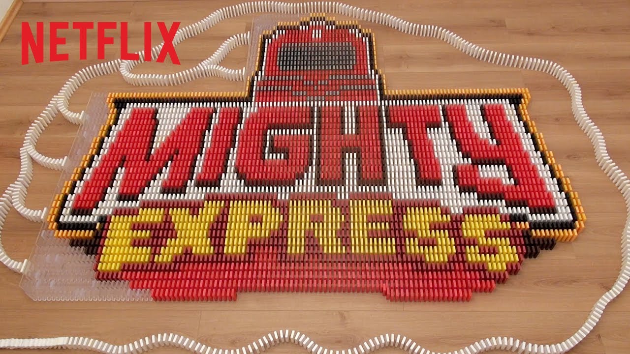 Mighty Express in 45,000 Dominoes | Netflix Jr