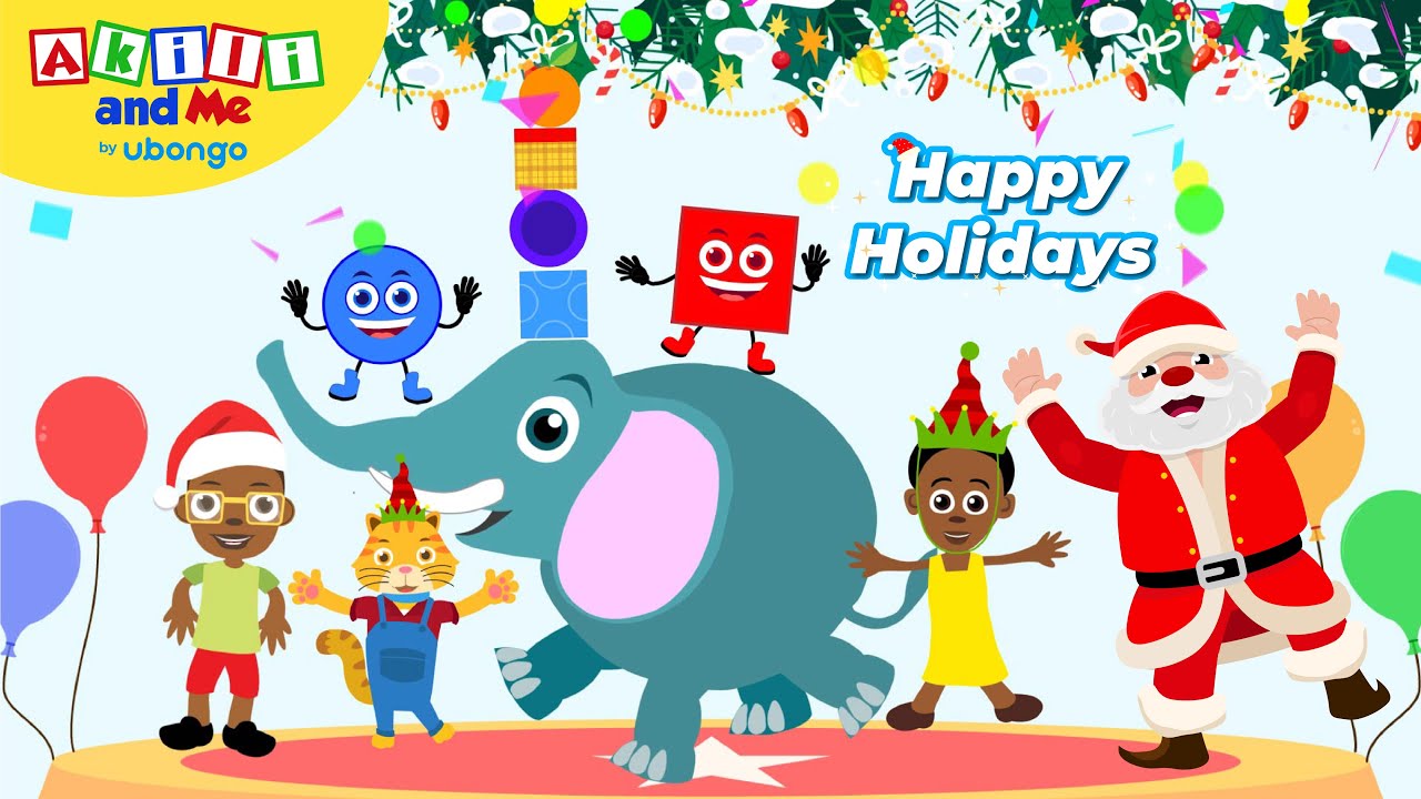 Happy Holidays! Shapes are everywhere | Akili and Me Holiday Special | African Educational Cartoons