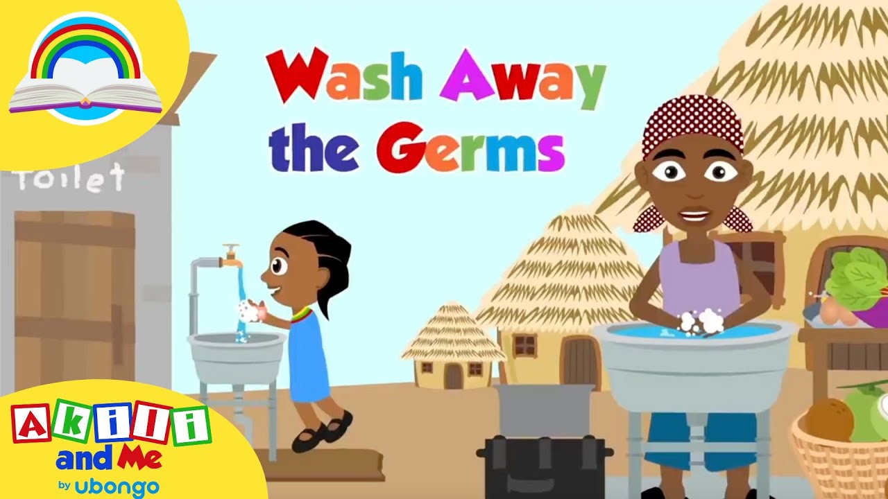 Read with Akili | Wash Away the Germs | Akili & Me #storiesforkids #readingtime