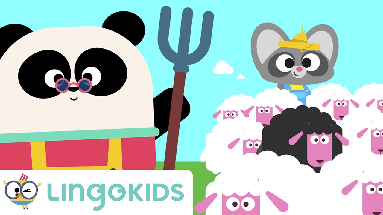 Baa Baa Black Sheep 🐑Farm Animals for Toddlers in English | Lingokids