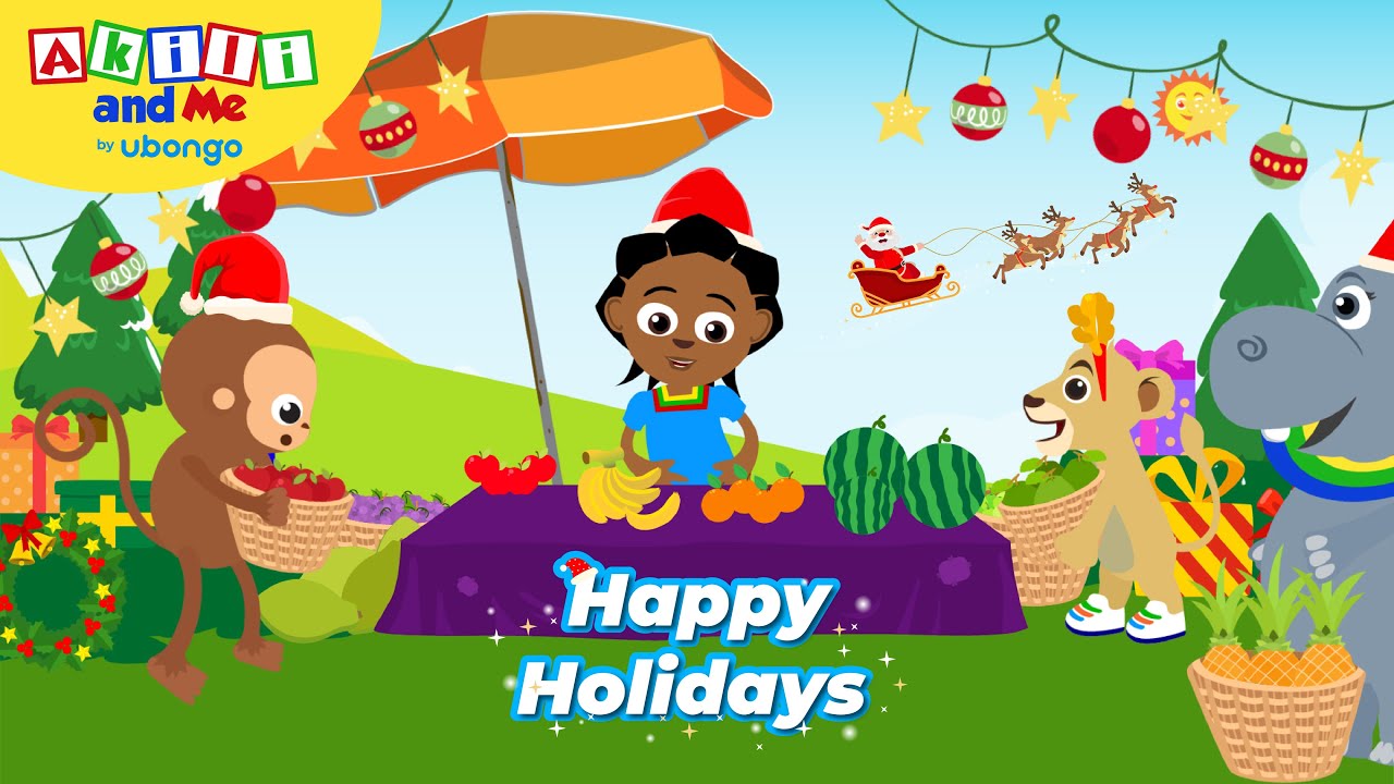 Off to the market! | Akili and Me Holiday Special | African Educational Cartoons