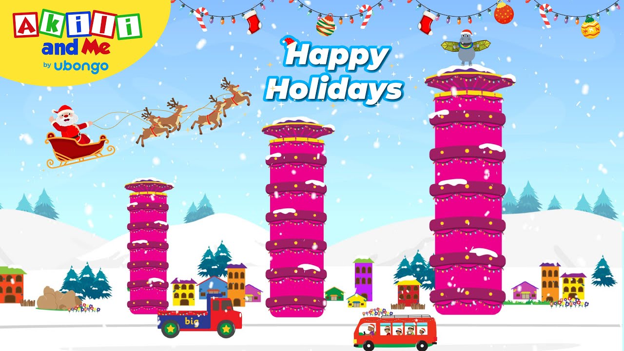 Happy Holidays! Big and Small Song | Akili and Me Holiday Special | African Educational Cartoons