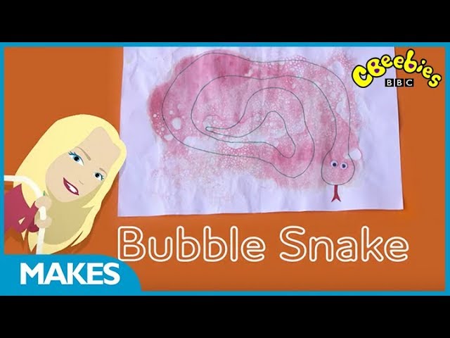 CBeebies | Do You Know? | Make a Bubble Snake with Maddie Moate!