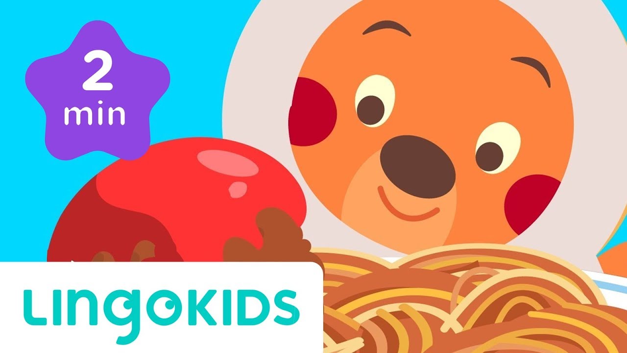 On Top Of Spaghetti Song 🍝 Music for Toddlers in English | Lingokids