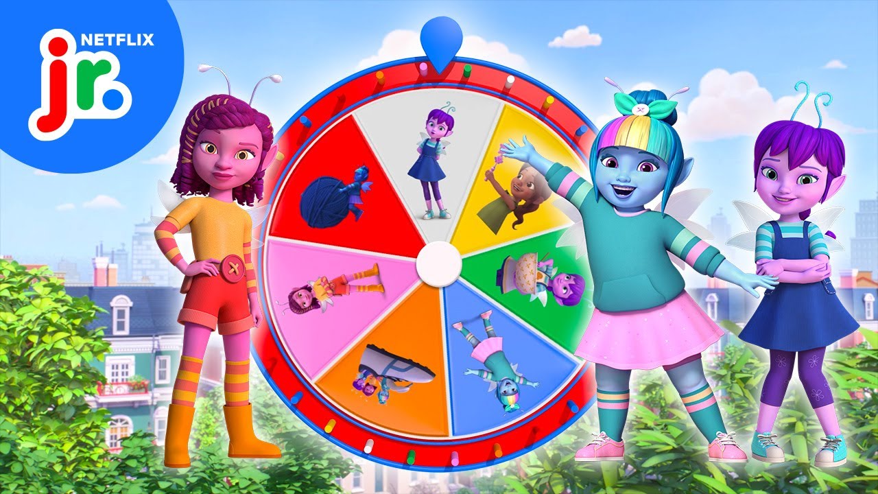 Fairies in ACTION Mystery Wheel 💫🧚 Dew Drop Diaries | Netflix Jr