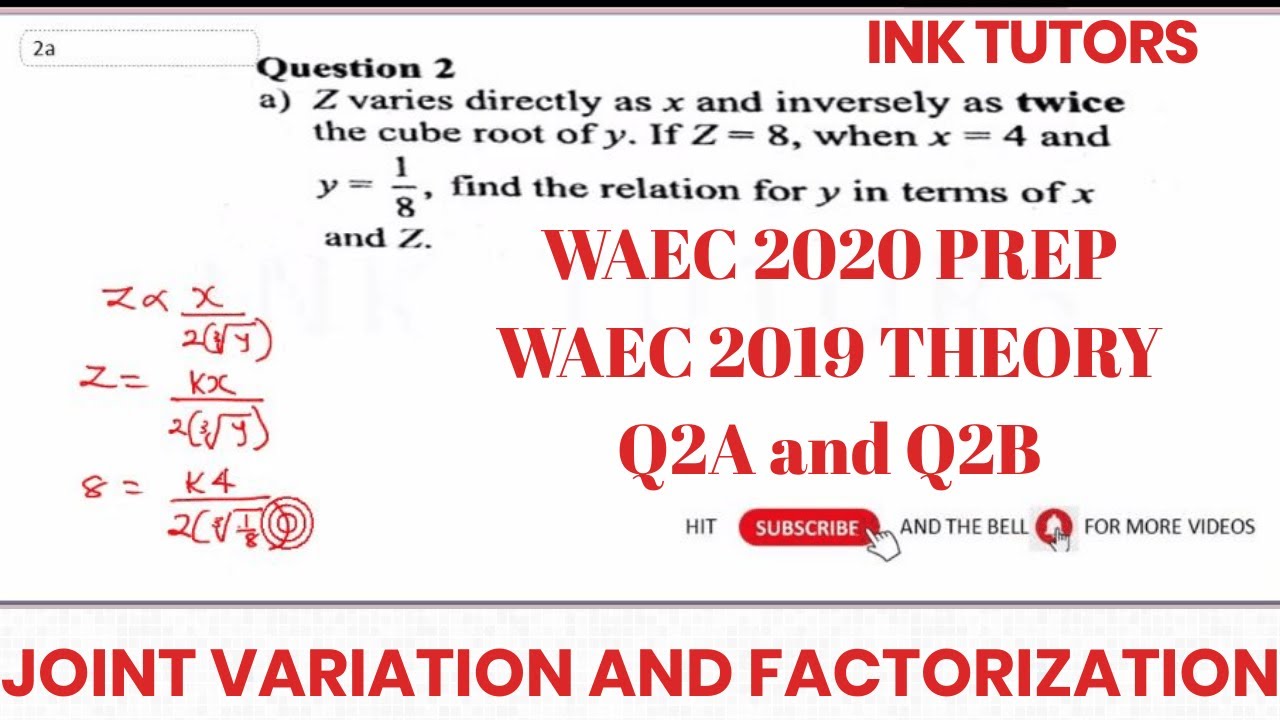 waec past questions 2020.WAEC maths past questions and answers on mathematics.waec maths 2019 Q2