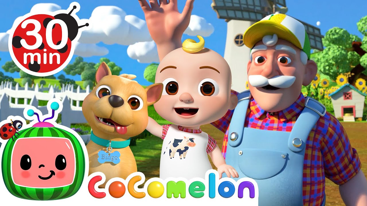 Bingo's Fall Day at the Farm 🍁 | CoComelon Animal Time | Animal Songs for Kids