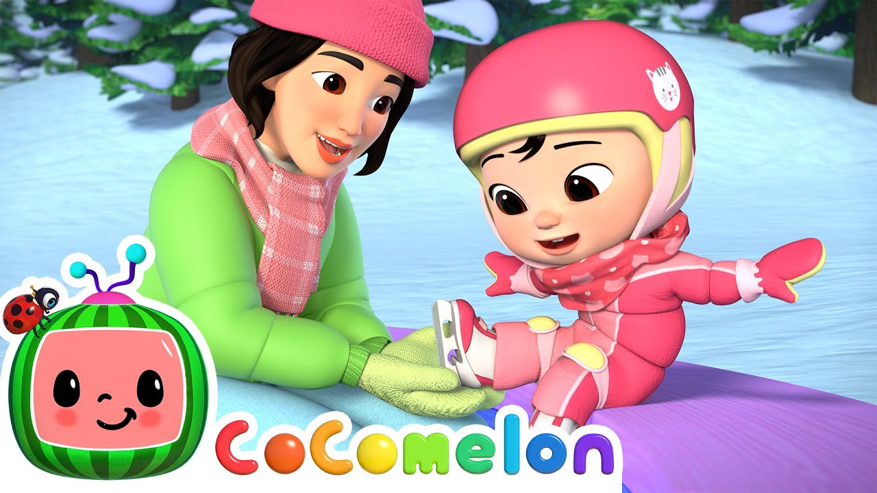 Cece's Ice Skating Song | CoComelon Nursery Rhymes & Kids Songs