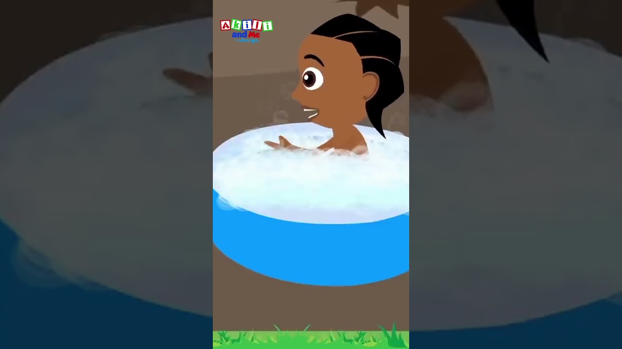 Day in the life of Akili | Playing and getting clean | Akili & Me #hygene #playing