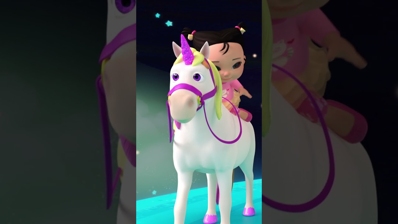 Rainbow Unicorn Pretend Play with Cece! CoComelon #shorts