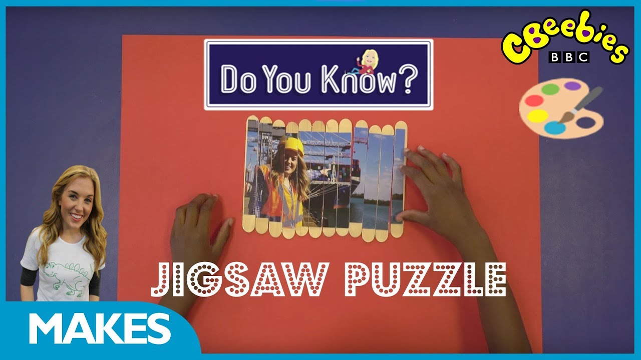 CBeebies | Do You Know? | How to make a jigsaw