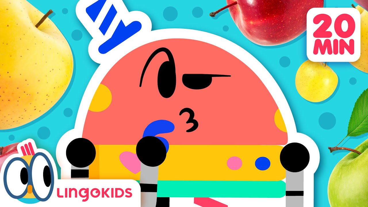 YUMMY FOOD FUN! 🍎 | Food Cartoons for Kids | Lingokids Episodes