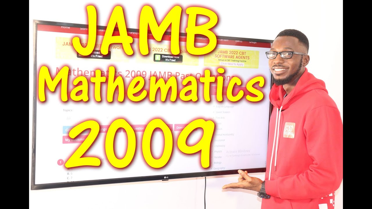 2009 JAMB Mathematics Past Questions