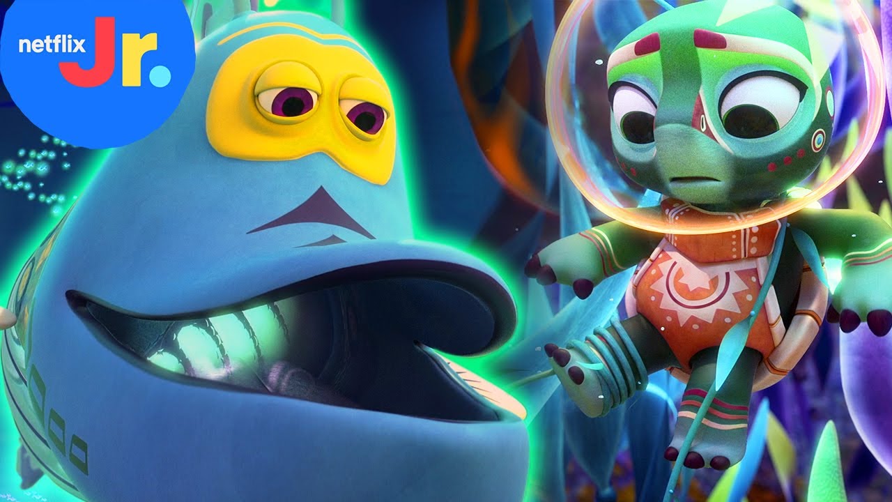 Belly of the Beast! 🐠 | Spirit Rangers | Netflix Jr