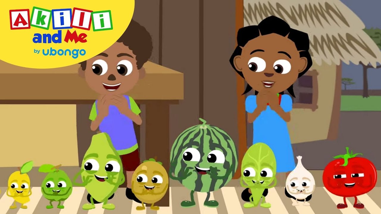 We Keep our Diet Colourful! | Kids Health with Akili and Me | African Educational Cartoons