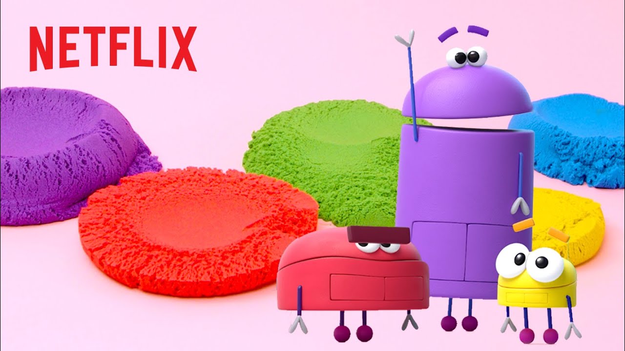 Learn Colors with the StoryBots Sand! 🌈 Netflix Jr