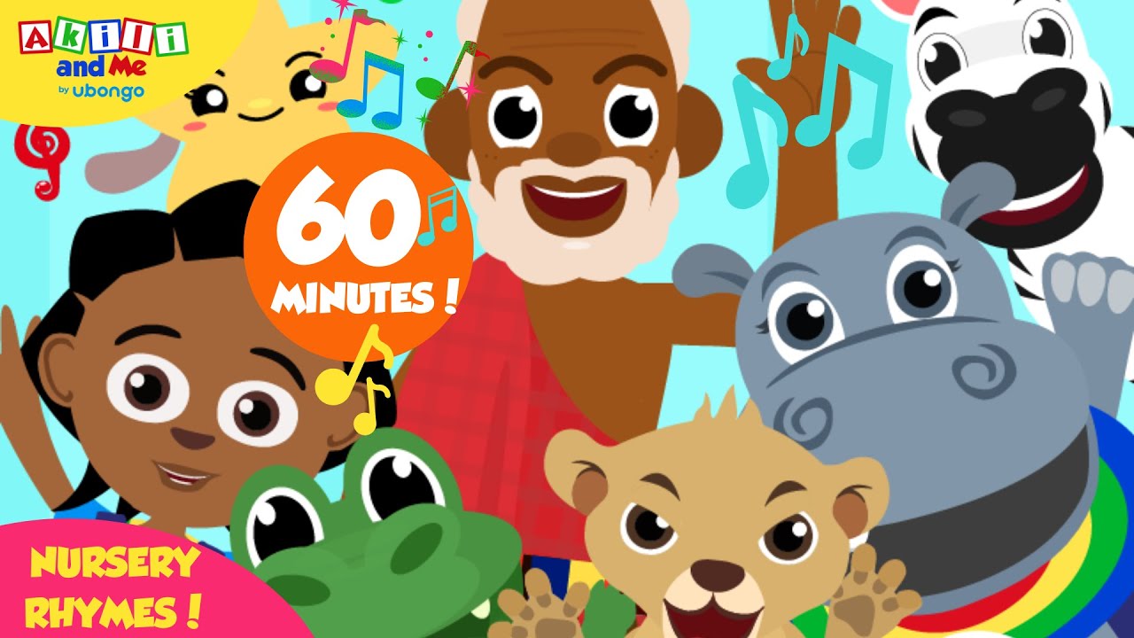 Row Your Boat, Twinkle Twinkle + More Nursery Rhymes for Kids! | Akili and Me