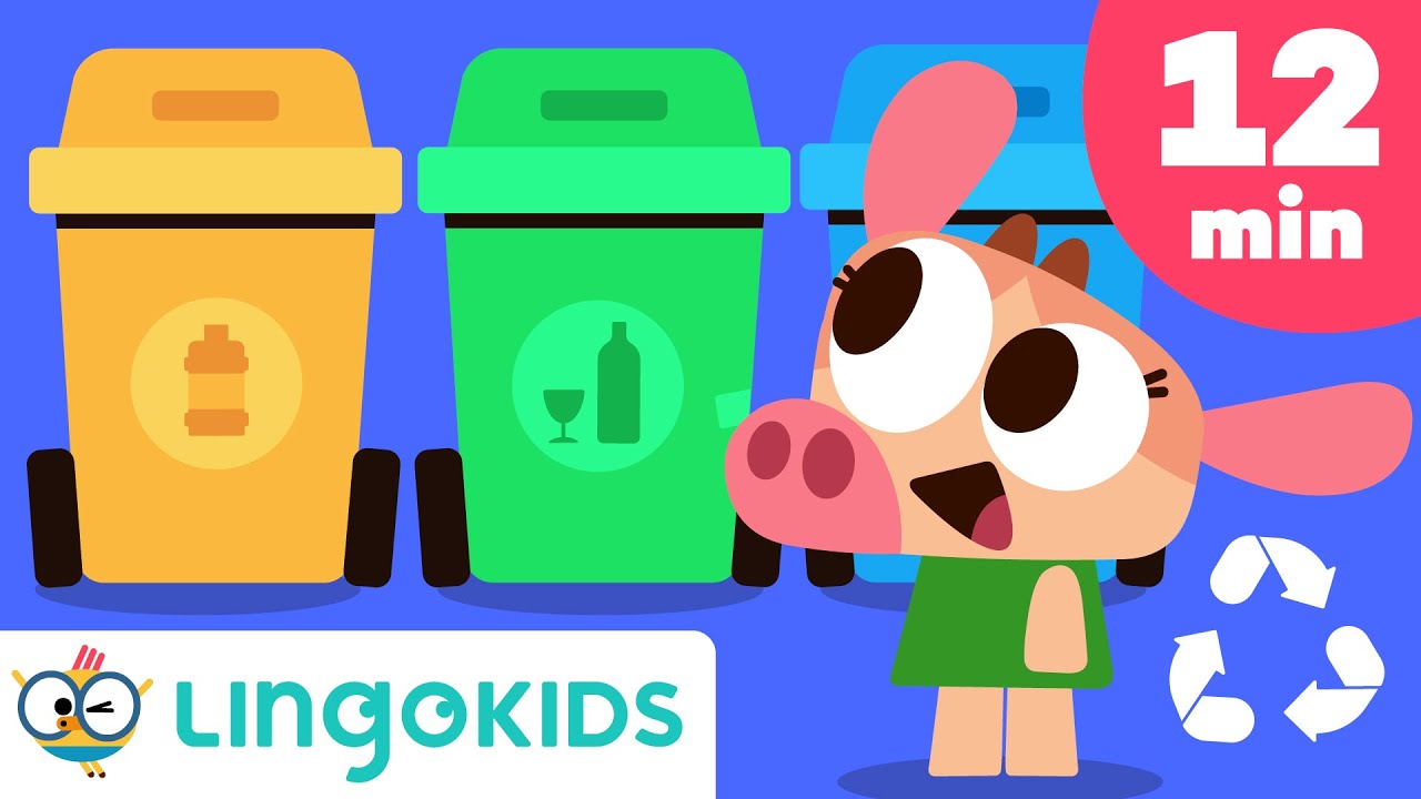How to Recycle Song + Have Fun Helping at Home! 🏡 Music for Kids 🎶 | Lingokids