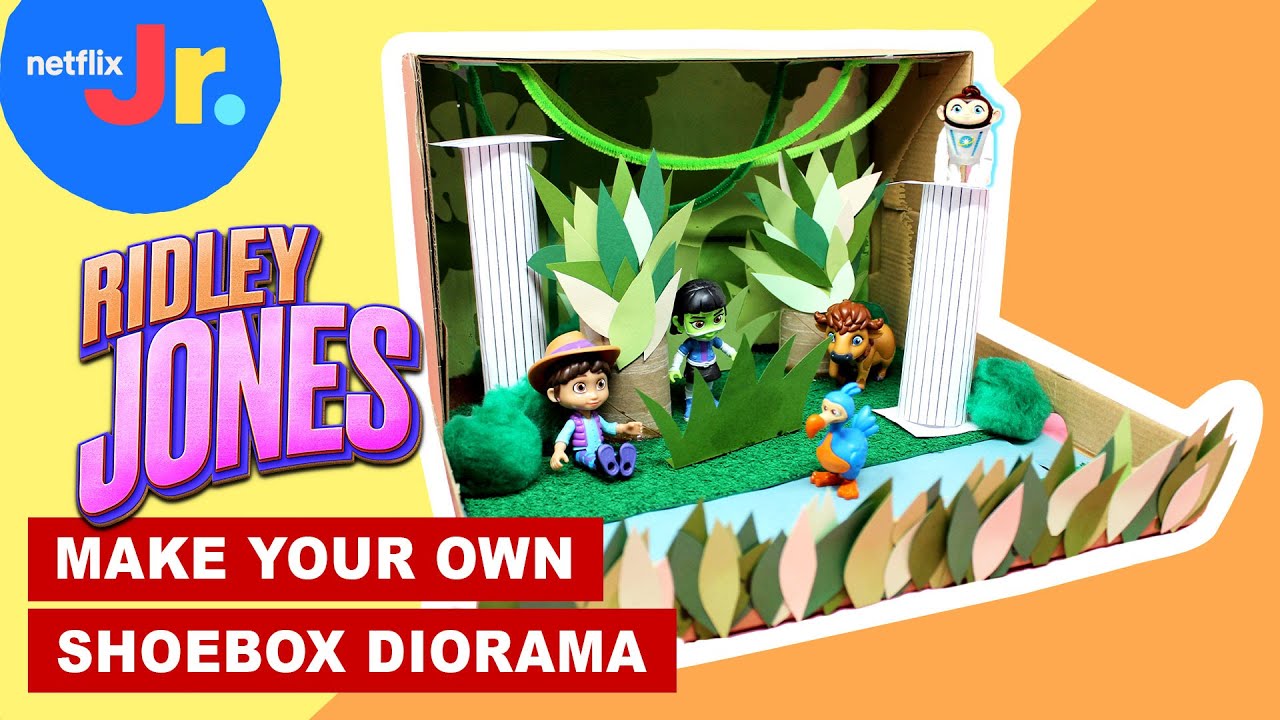 Ridley Jones Toy Diorama 📦 DIY Craft Tutorial for Kids | Netflix Jr
