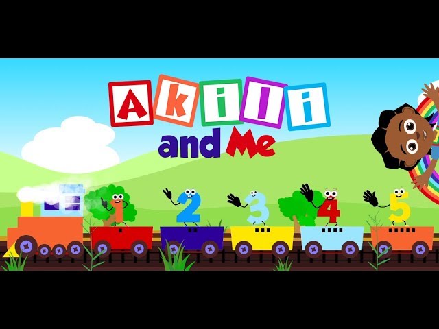 Number Train Song in English, Swahili & Kinyarwanda | Akili and Me