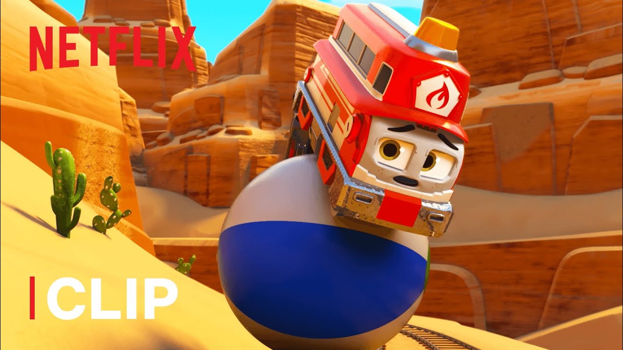 Flicker’s Beach Day Mission 🚒 Mighty Express | Netflix Jr