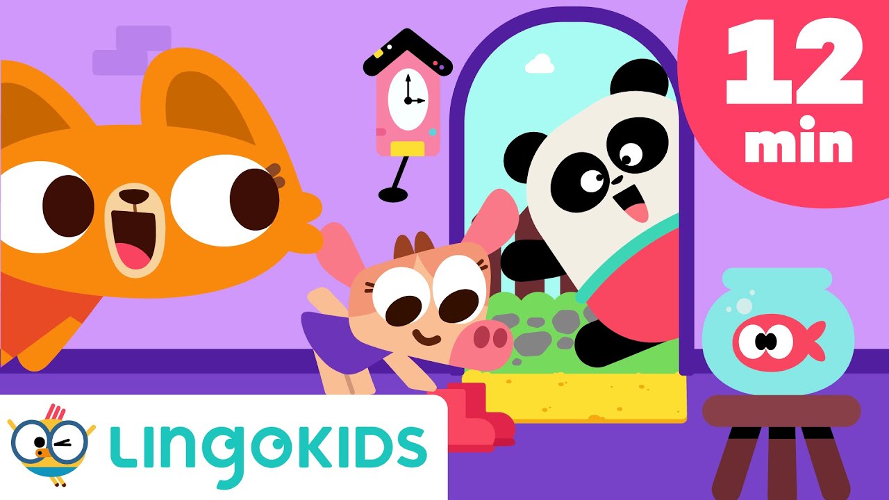 PREPOSITIONS SONGS! 🤩 Hickory Dickory Dock + More Songs | Lingokids