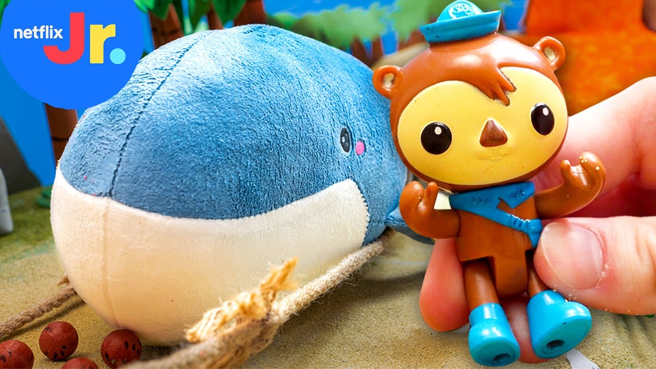 Octonauts Toy Play: Whale-y Big Lava Rescue 🐋🌋 Octonauts & the Ring of Fire | Netflix Jr