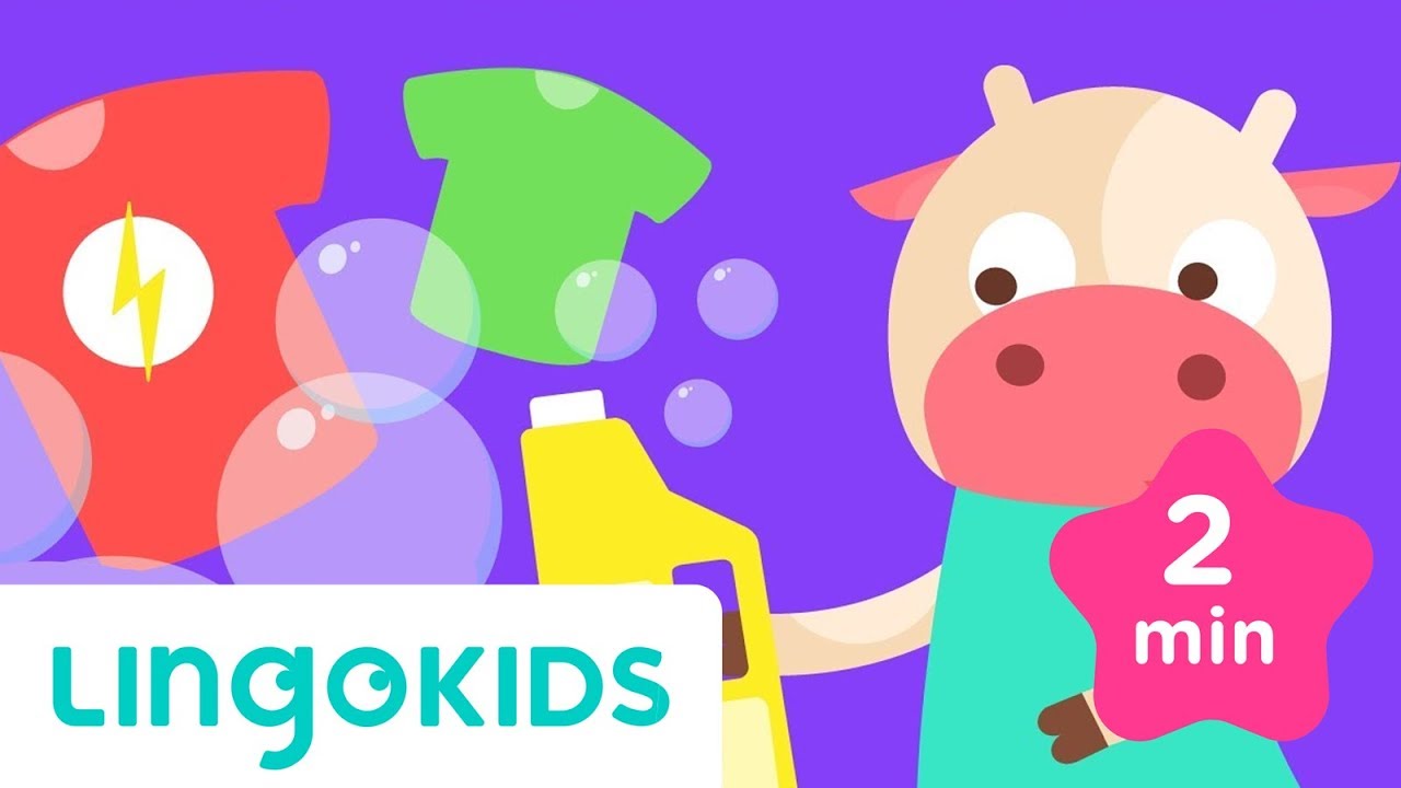 This is the Way We Wash Our Clothes 👕 Clothes VOCABULARY FOR KIDS in English | Lingokids