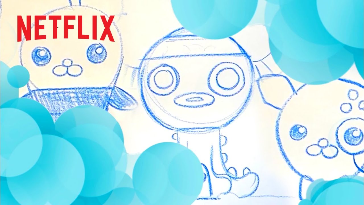 Draw Inkling, Tunip, & the Octopod with Me! 🐳 Octonauts | Netflix Jr