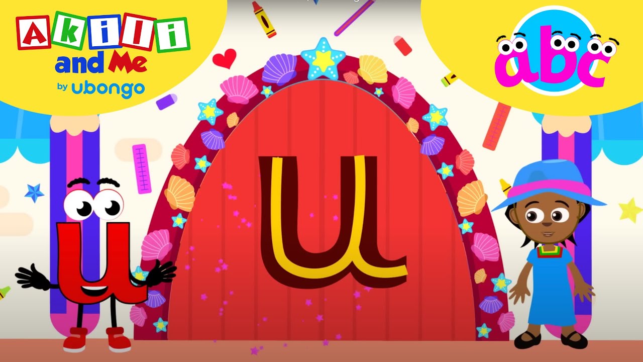 LETTER U Adventures! ABC learning for toddlers | Learn and Play with Akili and Me