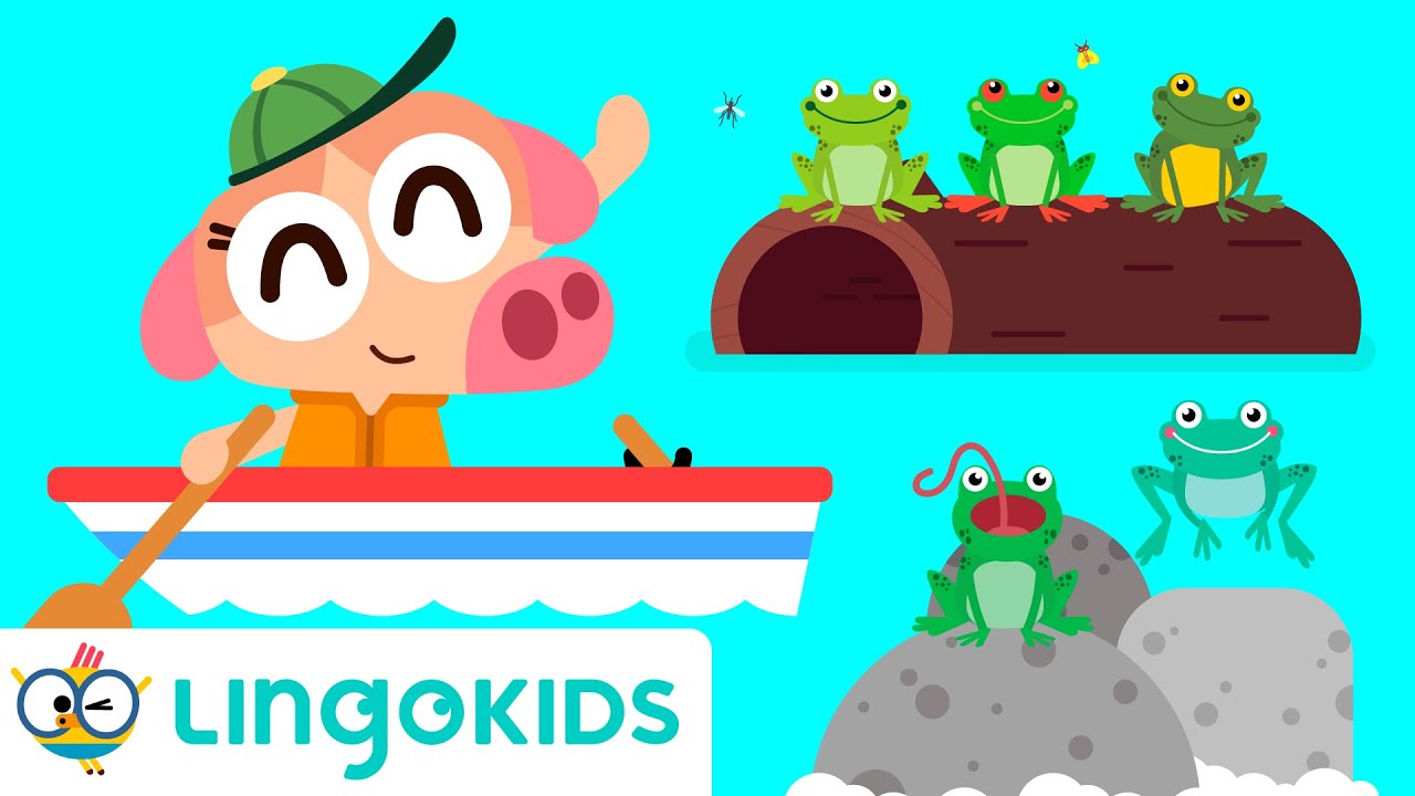 Five Little Speckled Frogs - Kids Songs & Nursery Rhymes | Lingokids