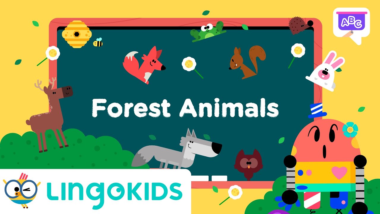 Learn about FOREST ANIMALS 🐇🐸 | Vocabulary for Kids | Lingokids