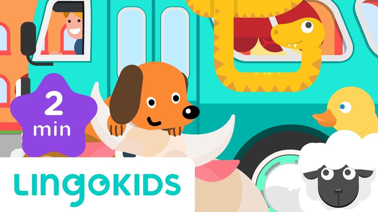 Wheels On The Bus - Songs for Kids | Lingokids - School Readiness in English