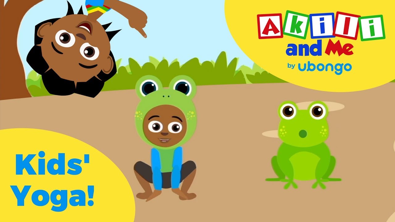 Fun Yoga for Kids with Akili and Me! | African Cartoons for Happy, Healthy Kids!