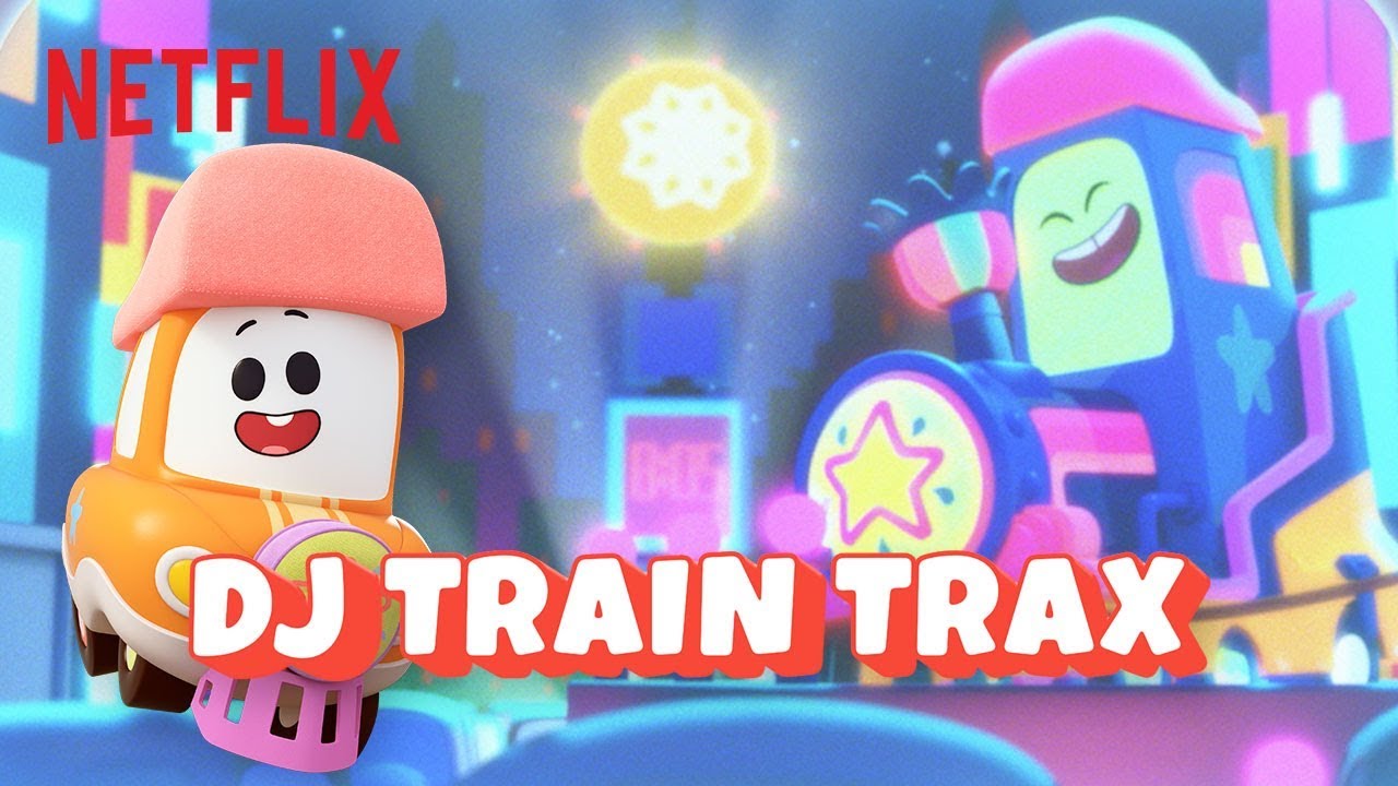 DJ Train Trax Dance Party Music Video 🚃 Go! Go! Cory Carson | Netflix Jr