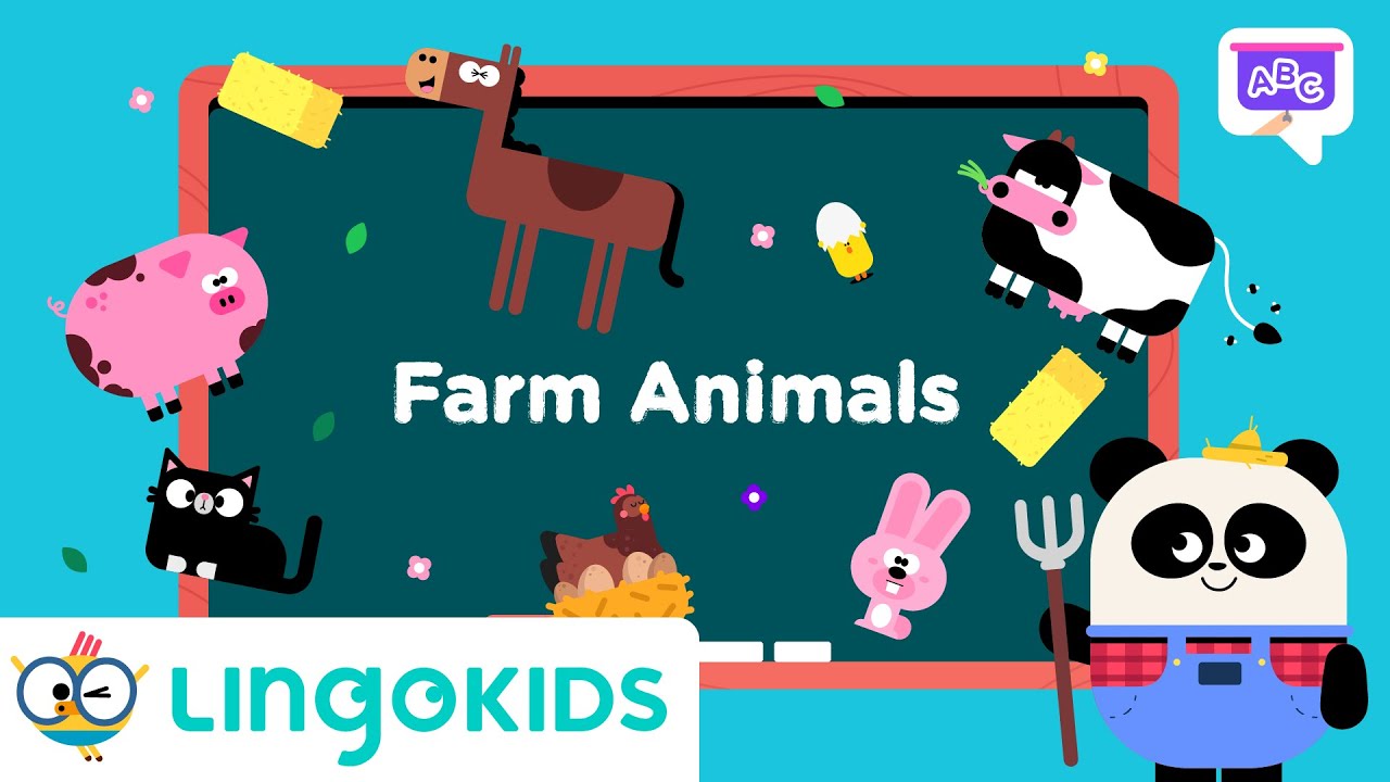 Learn About Farm Animals 🐄🐓 | VOCABULARY FOR KIDS | Lingokids