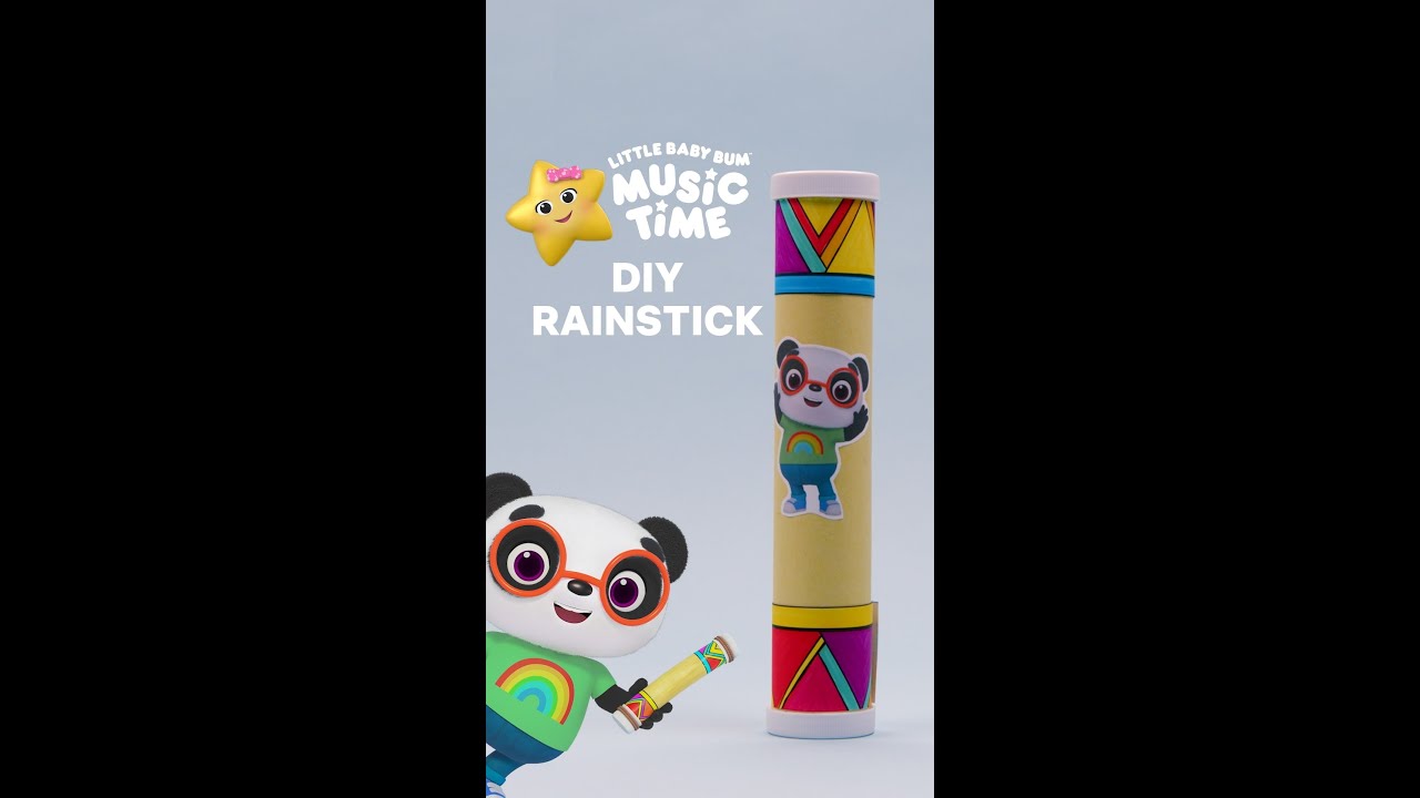 Craft Your Own Music! DIY Tambourine & Rainstick 🎶 Little Baby Bum: Music Time
