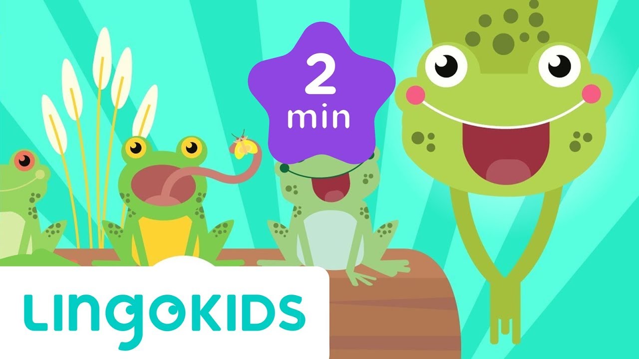 Five Green and Speckled Frogs - Kids Songs & Nursery Rhymes | Lingokids