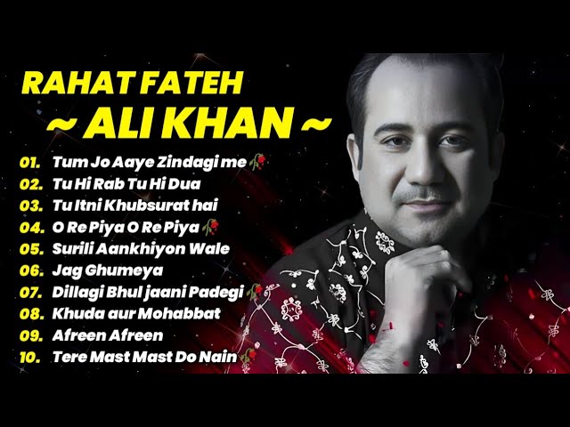 Rahat Fateh Ali Khan Best Jukbox 🥀💔 Romantic Song, Sad Song 💔 Rahat Fathe Ali Khan Sad Song