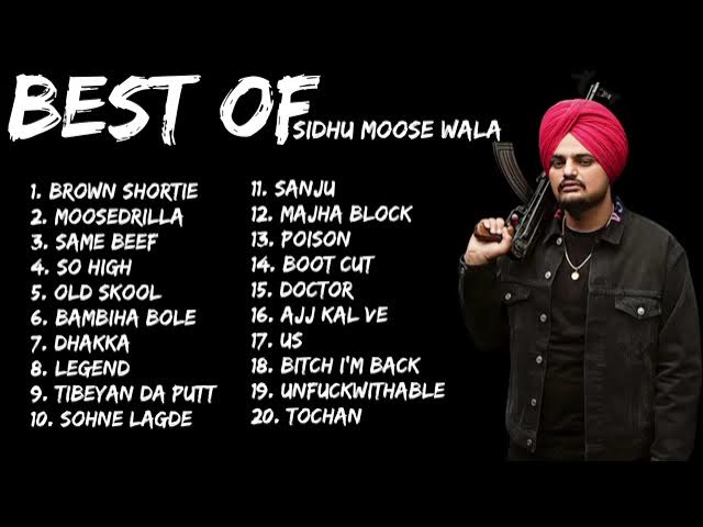SIDHU MOOSE WALA JUKEBOX 2021 | SIDHU MOOSE WALA ALL SONGS 2021