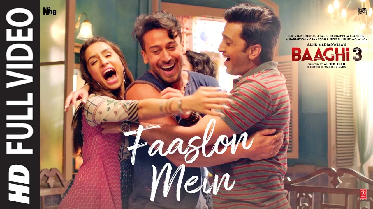 Full Video: Faaslon Mein |  Baaghi 3 | Tiger Shroff, Shraddha Kapoor | Sachet-Parampara