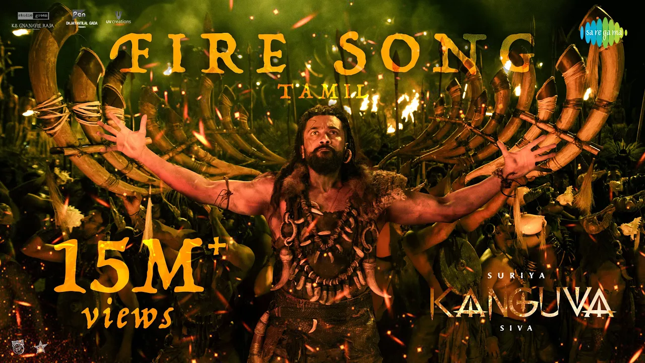 Fire Song (Tamil) - Lyrical | Kanguva | Suriya | Devi Sri Prasad | Siva | Viveka