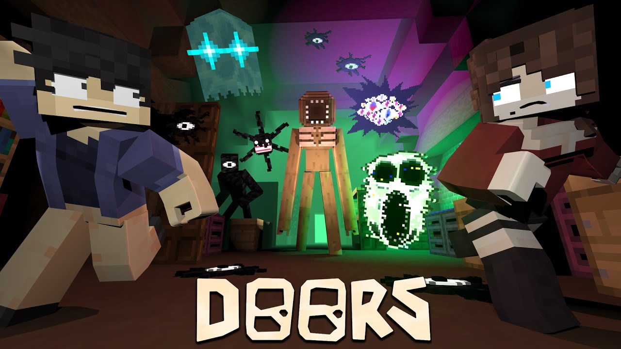 Doors FULL MOVIE - Minecraft & Roblox Animation (Full part)