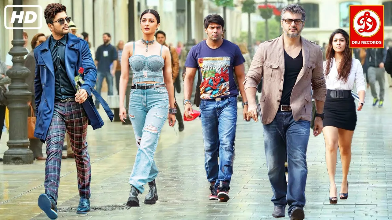 Allu Arjun, Ajith Kumar, Shruti Haasan & Nayanthara -South Superhit Full Love Story Hindi  Movie